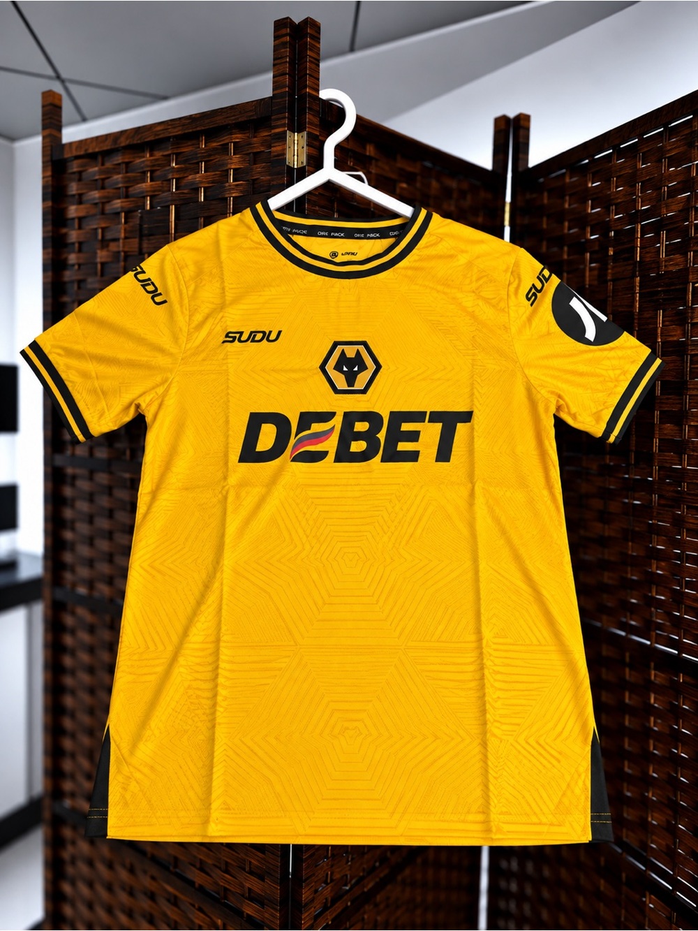 Wolverhampton Wanderers Yellow Home Soccer Jersey